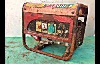 Restoration Japan technology generator – Revive old rusty 1500w generator (gas engine)