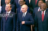 Russia: Putin and Sisi pose for group photo with African leaders